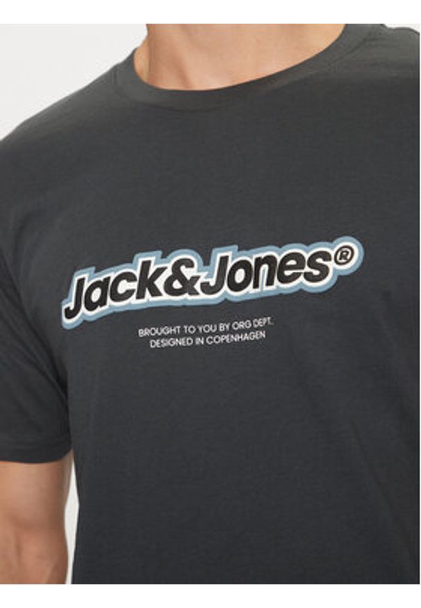 Jack & Jones - Jack&Jones T-Shirt Vesterbro 12265740 Szary Relaxed Fit. Kolor: szary. Materiał: bawełna