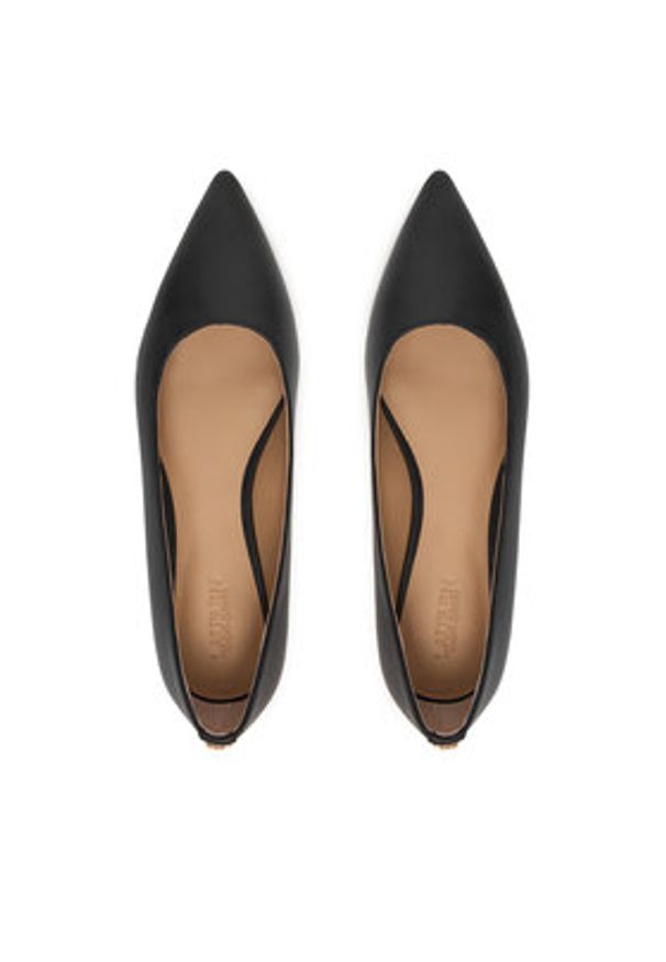 Lauren Ralph Lauren - LAUREN RALPH LAUREN Baleriny Londyn 802P09039001 Czarny. Kolor: czarny. Materiał: skóra
