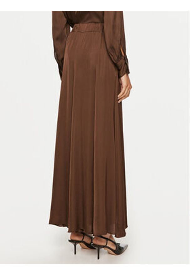 ViCOLO Spódnica maxi TS0191 Brązowy Regular Fit. Kolor: brązowy. Materiał: wiskoza