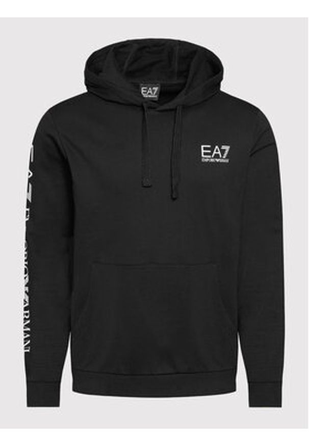 EA7 Emporio Armani Bluza 8NPM18 PJ05Z 0203 Czarny Regular Fit. Kolor: czarny. Materiał: bawełna