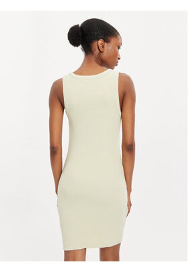 Calvin Klein Jeans Sukienka letnia Archival Monologo J20J223069 Zielony Slim Fit. Kolor: zielony. Materiał: bawełna. Sezon: lato