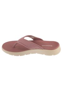 skechers - Japonki damskie, Go Walk Flex Sandal - Holly. Kolor: fioletowy