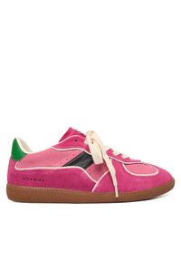 Nokwol Sneakersy August Różowy. Kolor: różowy. Materiał: zamsz, skóra