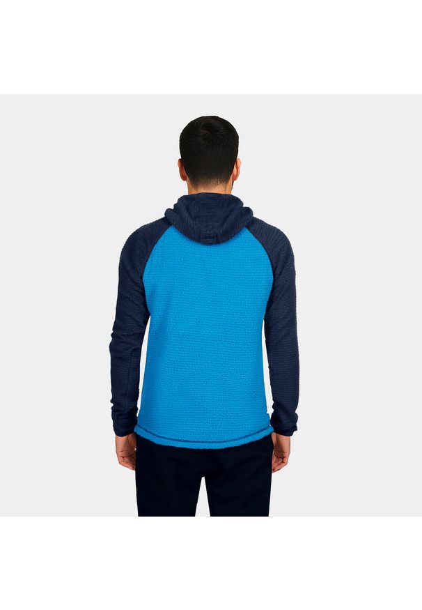 Bluza Primaloft męska Alpinus Eio. Kolor: niebieski. Materiał: polar. Technologia: Primaloft. Sport: turystyka piesza
