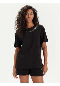EA7 Emporio Armani T-Shirt 3DTT03 TJ02Z 0200 Czarny Regular Fit. Kolor: czarny. Materiał: bawełna #1