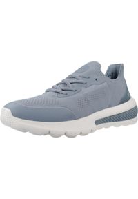 Geox - Buty GEOX D SPHERICA ACTIF A Niebieski. Kolor: niebieski. Materiał: tkanina. Sport: turystyka piesza