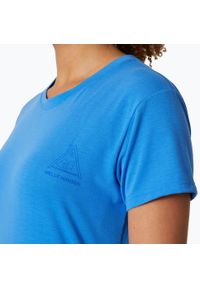 Koszulka damska Helly Hansen Skog Recycled Graphic ultra. Kolor: niebieski. Sport: turystyka piesza