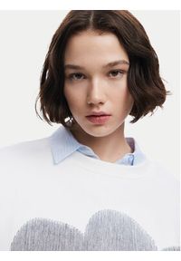 Desigual Bluza Flores 24WWSK33 Écru Regular Fit. Materiał: bawełna #4