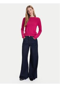 United Colors of Benetton - United Colors Of Benetton Sweter 1002D1K01 Różowy Regular Fit. Kolor: różowy. Materiał: wełna #4