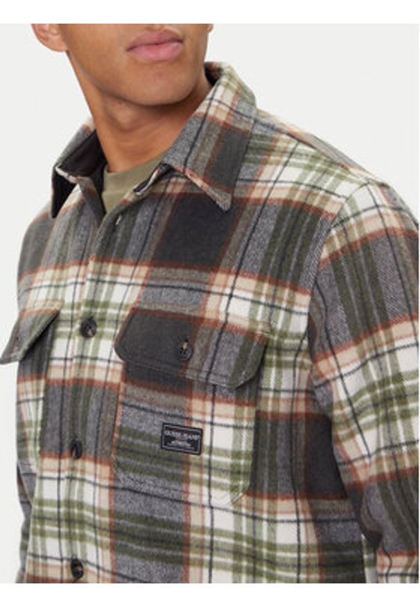 Guess Jeans Kurtka przejściowa M5BH68 WI542 Szary Regular Fit. Kolor: szary. Materiał: syntetyk