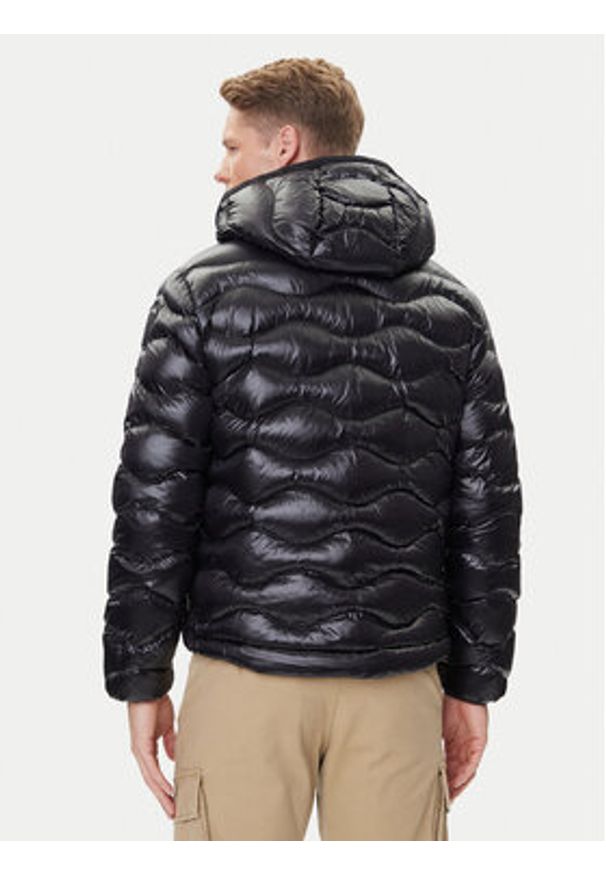 Blauer Kurtka przejściowa 25WBLUC02080 Czarny Regular Fit. Kolor: czarny. Materiał: syntetyk