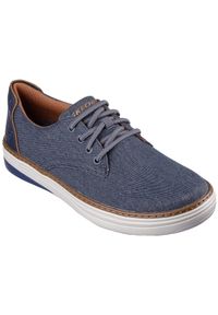 skechers - Adidasy Skechers Hyland - Ratner, Mężczyźni. Kolor: niebieski. Materiał: materiał