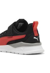 Puma - Dziecięce buty sportowe Anzarun Lite PUMA Black Active Red White. Kolor: biały, czerwony, wielokolorowy, czarny
