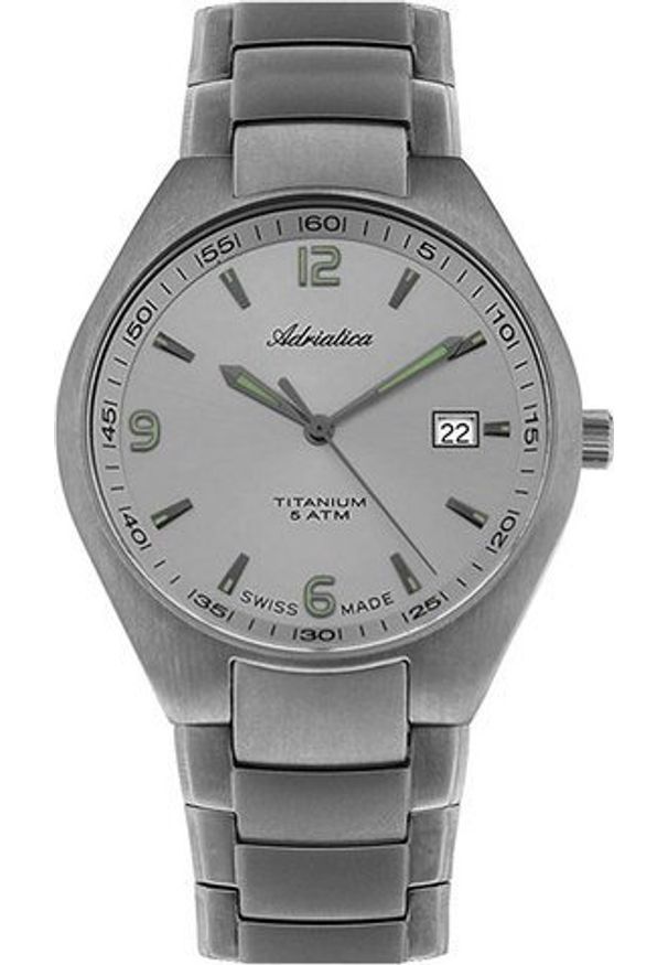 Zegarek Adriatica Zegarek męski Adriatica A1069.4157Q szary. Kolor: szary