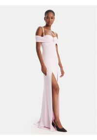 Elisabetta Franchi Sukienka wieczorowa AB-R08-51E2-V800 Różowy Regular Fit. Kolor: różowy. Materiał: wiskoza. Styl: wizytowy