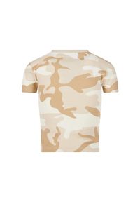 Urban Classics - T-shirt Damski Camo Cropped. Kolor: zielony, wielokolorowy, brązowy