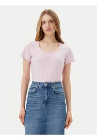 JOOP! T-Shirt 58 252JE58Tobie 30046199 Różowy Slim Fit. Kolor: różowy. Materiał: bawełna