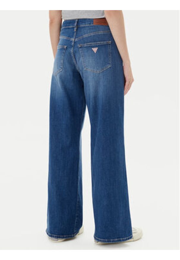 Guess Jeans Jeansy W5YA0O D0021 Niebieski Wide Leg. Kolor: niebieski