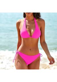 Intica - Bikini wiązane na szyję do plażowania Trien. Kolor: biały. Materiał: materiał #4