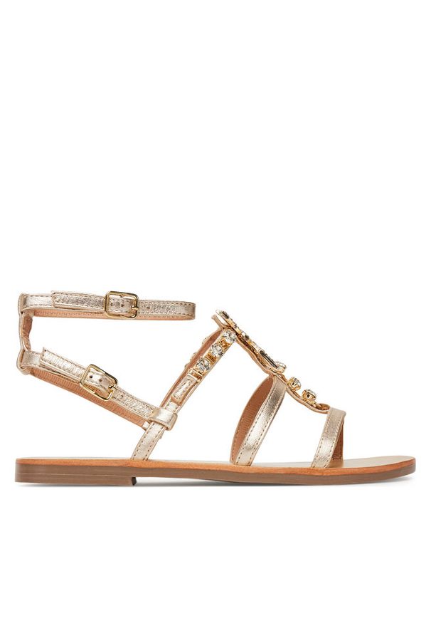 Sandały Patrizia Pepe. Kolor: złoty