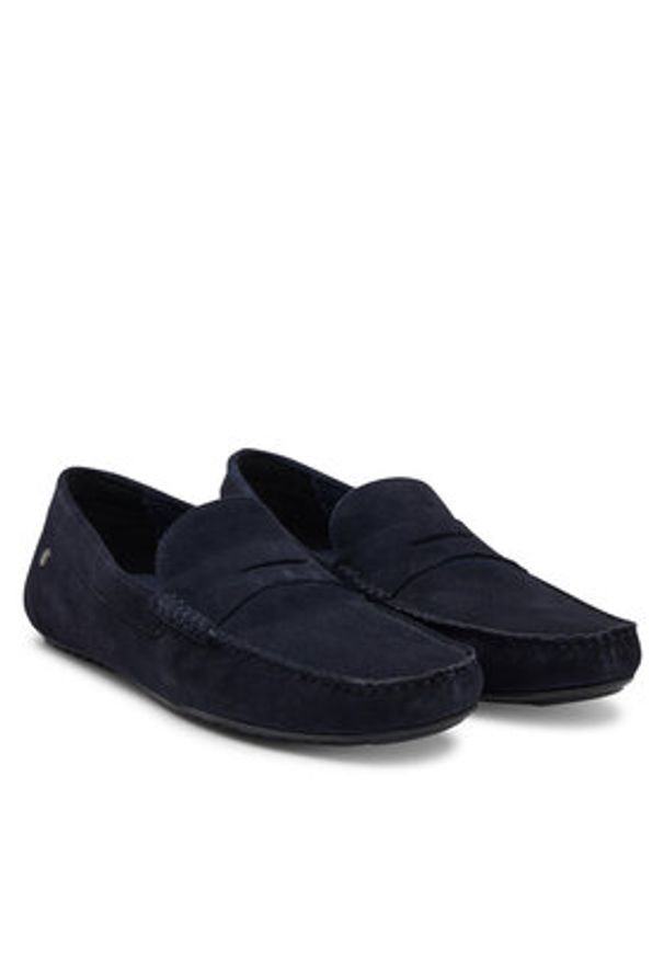 Jack & Jones - Jack&Jones Mokasyny Jfwjensen 12203636 Granatowy. Kolor: niebieski. Materiał: skóra, zamsz