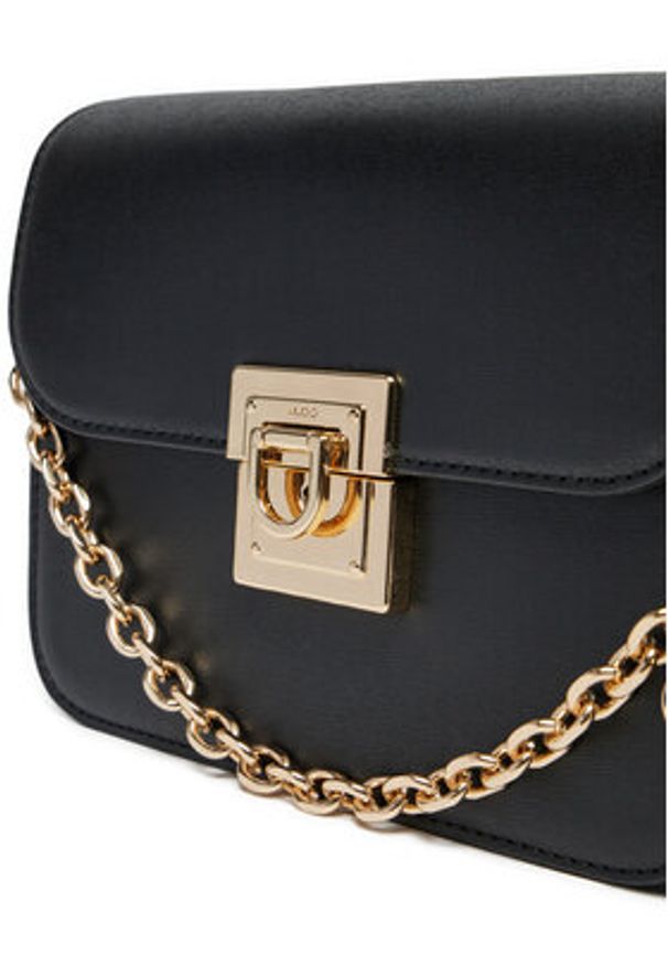 Aldo Torebka Brea 13824509 Czarny. Kolor: czarny. Materiał: skórzane