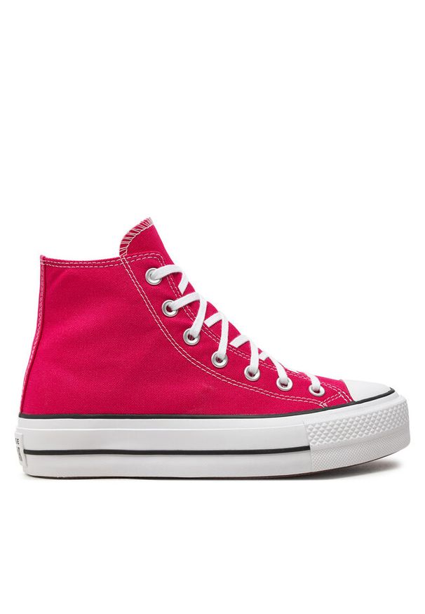 Trampki Converse. Kolor: różowy. Obcas: na platformie