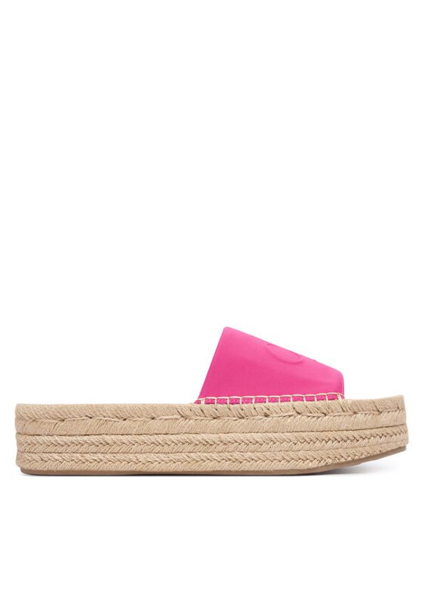 Calvin Klein Espadryle Ebeth HW0HW02894 Różowy. Kolor: różowy. Materiał: materiał