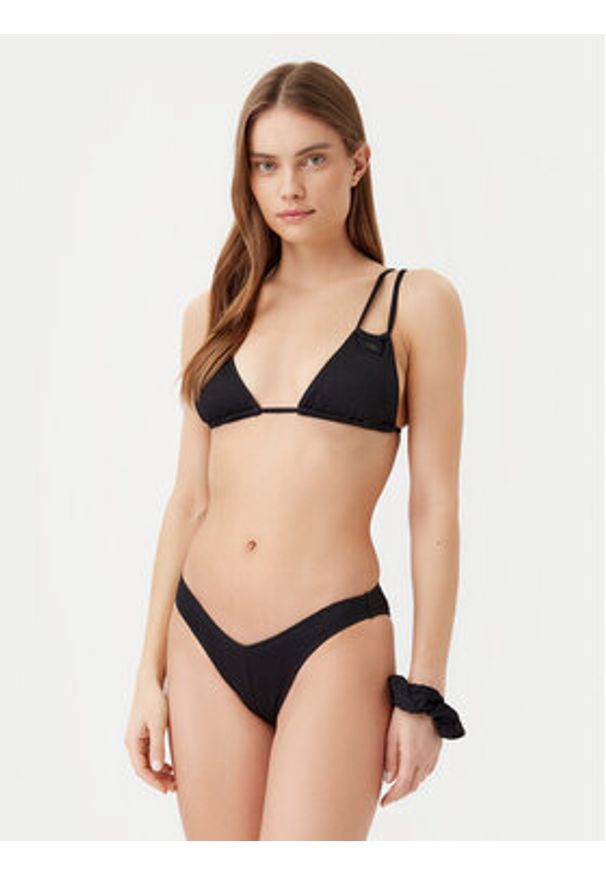 Calvin Klein Swimwear Dół od bikini KW0KW02729 Czarny. Kolor: czarny. Materiał: syntetyk