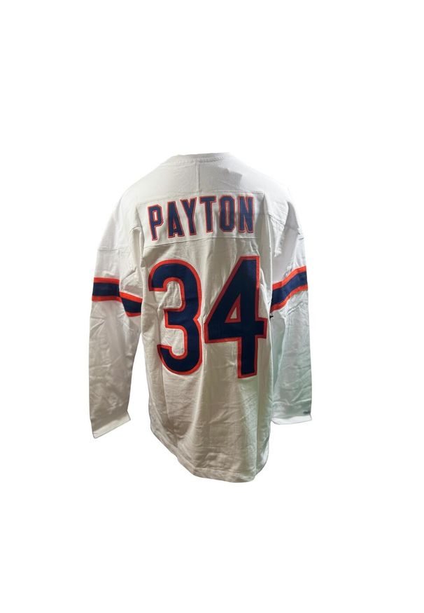 Mitchell & Ness - Koszulka z długim rękawem Chicago Bears NFL N&N 1983 Walter Payton. Kolor: biały. Długość rękawa: długi rękaw. Długość: długie