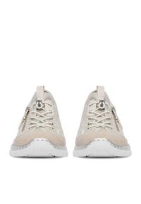Rieker Sneakersy CEO-L3252-92 Beżowy. Kolor: beżowy. Materiał: skóra #7