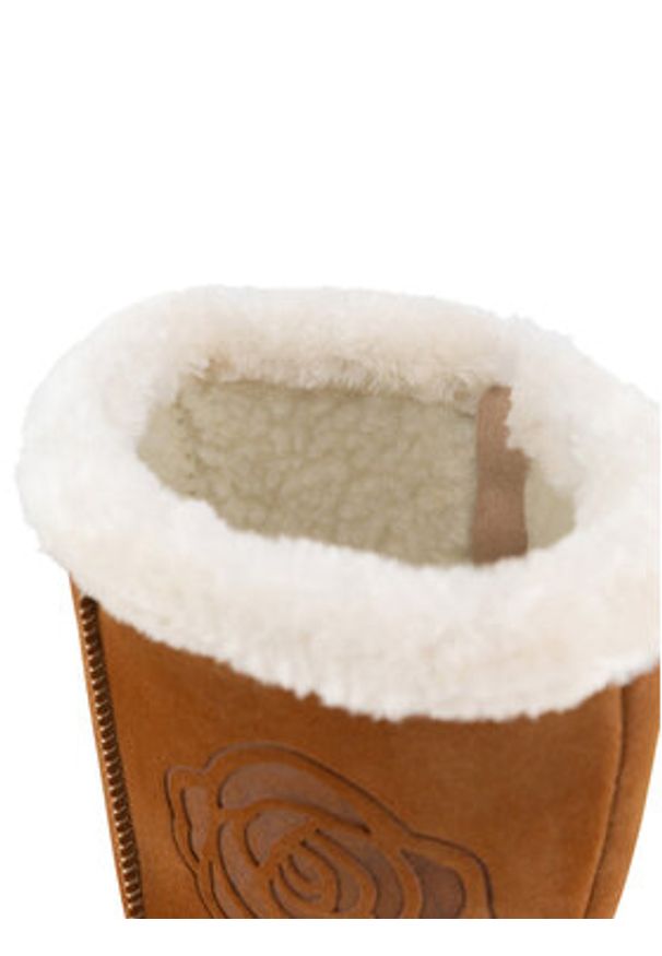 Rieker Kozaki X3455-24 Brązowy. Kolor: brązowy. Materiał: materiał