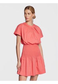 Silvian Heach Sukienka codzienna GPP23465VE Różowy Regular Fit. Okazja: na co dzień. Kolor: różowy. Materiał: bawełna. Typ sukienki: proste. Styl: casual #1