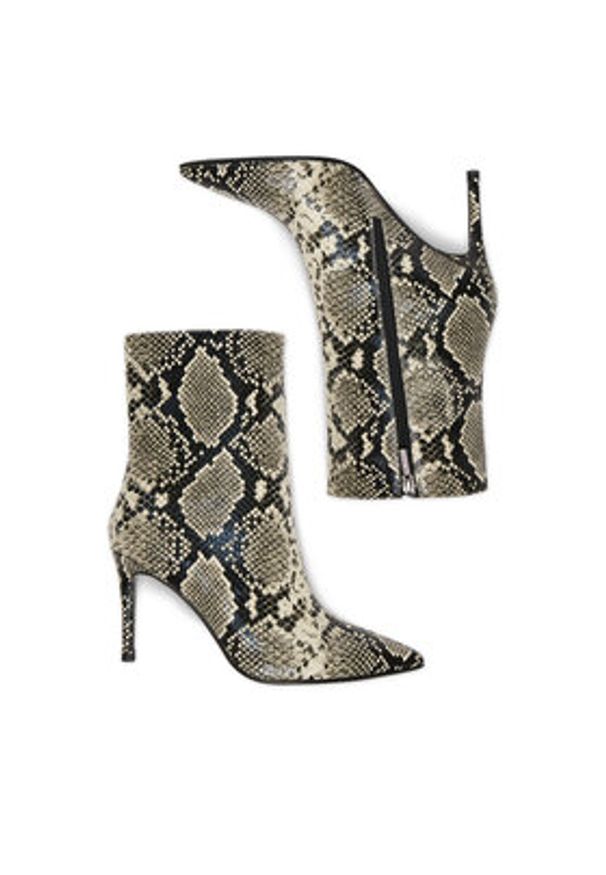 Eva Minge Botki EO-DIANA-GLC6303-6-320-5 Czarny. Kolor: czarny. Materiał: skóra