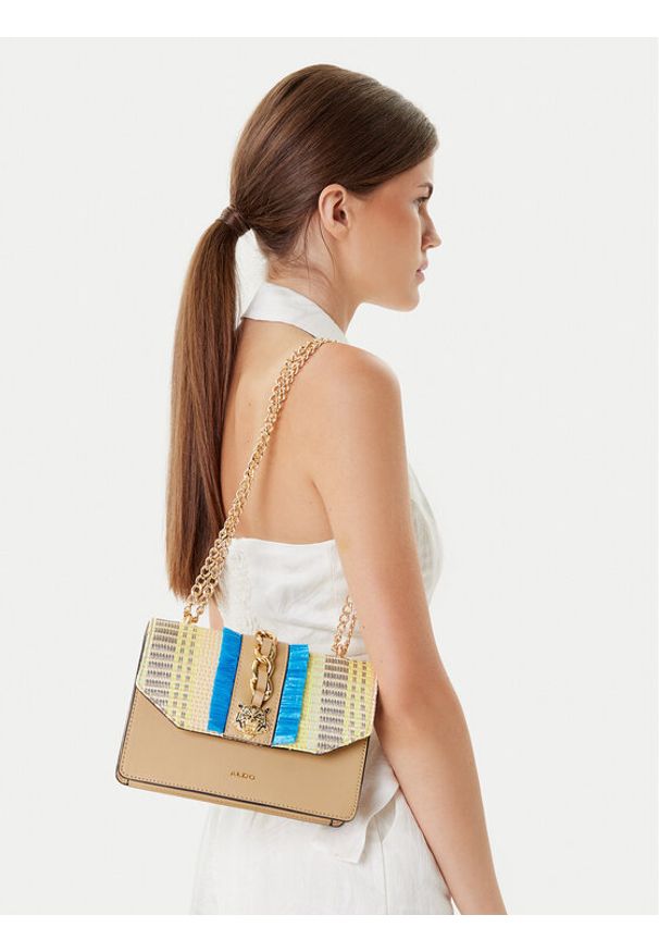 Aldo Torebka Annassi 14029163 Beżowy. Kolor: beżowy. Materiał: skórzane