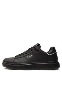 Pepe Jeans Sneakersy PMS30981 Czarny. Kolor: czarny. Materiał: skóra #2