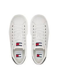 Tommy Jeans Sneakersy Tjw Foxing Flatform Sneaker EN0EN02567 Écru #4