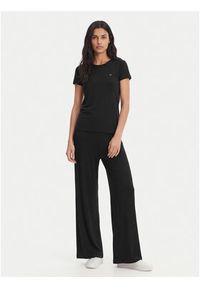 Emporio Armani T-Shirt EW000408 AF19024 UC001 Czarny Regular Fit. Kolor: czarny. Materiał: bawełna #5