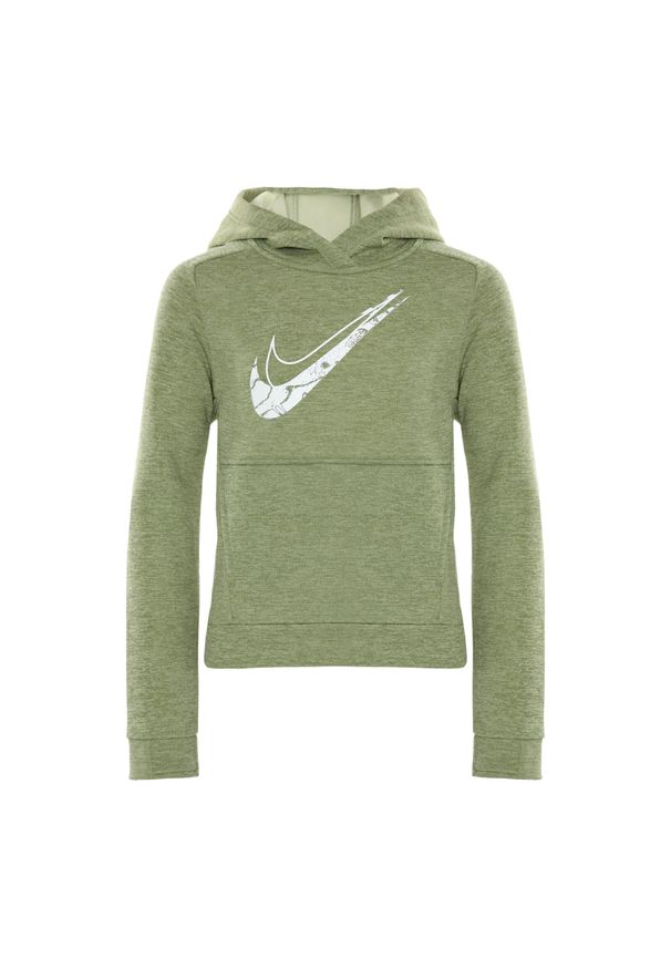 Bluza dziecięca Nike Multi Stain Repel Therma-FIT. Kolor: zielony