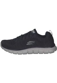 skechers - Buty SKECHERS TRACK FRONT RUNNER Niebieski. Kolor: niebieski. Model: Skechers Sport. Sport: turystyka piesza, bieganie