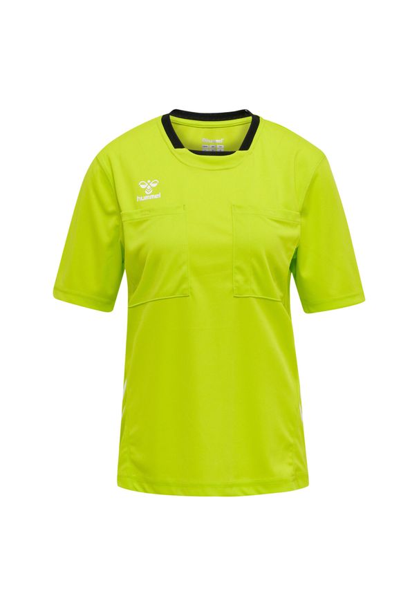 Koszulka damska Hummel hml referee chevron. Kolor: zielony, wielokolorowy, żółty. Sport: piłka nożna