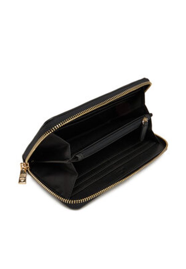 Love Moschino - LOVE MOSCHINO Portfel JC5600PP1NLA0000 Czarny. Kolor: czarny. Materiał: skóra