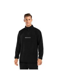 SIROKO - Bluza z grubego polaru do sportów zimowych męska Shadow. Kolor: czarny. Materiał: polar. Sezon: zima. Sport: narciarstwo