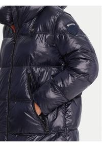 Blauer Płaszcz zimowy 25WBLDK02192 Granatowy Regular Fit. Kolor: niebieski. Materiał: syntetyk. Sezon: zima