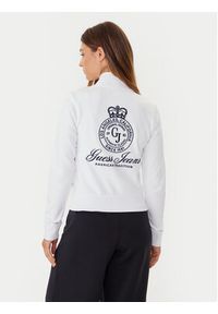 Guess Jeans Bluza W5YQ17 K68I4 Biały Regular Fit. Kolor: biały. Materiał: bawełna #5