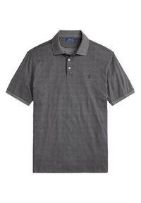 Polo Ralph Lauren Polo 710P07351001 Szary Slim Fit. Typ kołnierza: polo. Kolor: szary. Materiał: bawełna #4