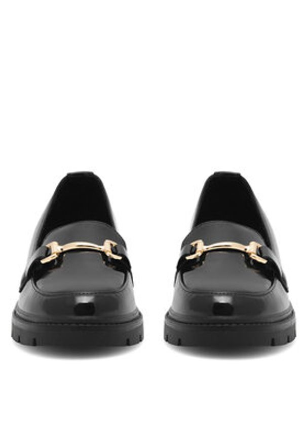 DeeZee Loafersy FLORENCE HY60116-3 Czarny. Kolor: czarny. Materiał: materiał, syntetyk