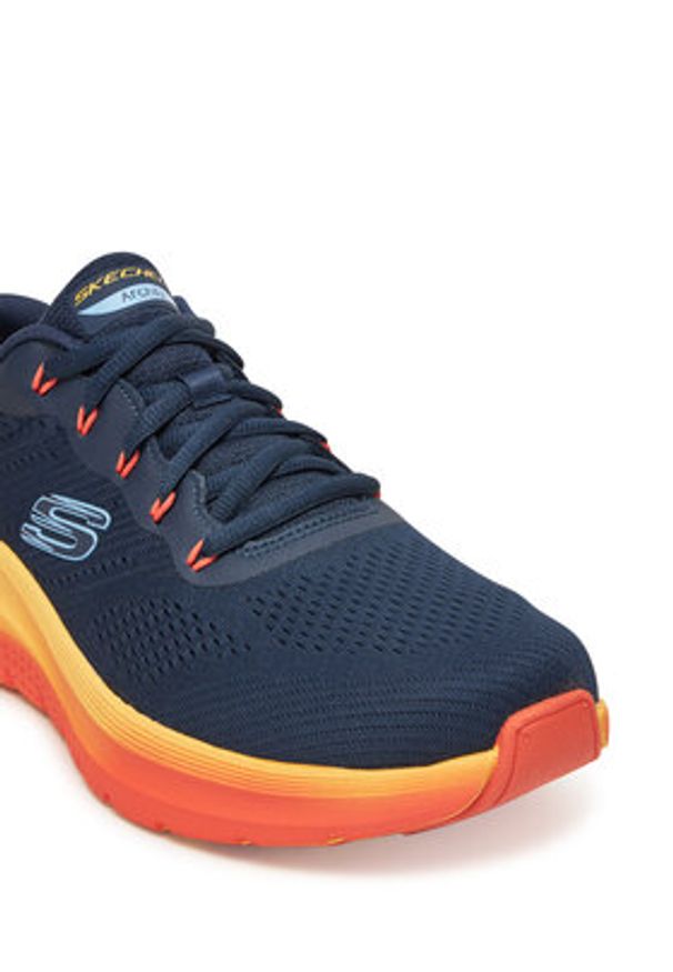 skechers - Skechers Sneakersy Arch Fit 2.0- 232700/NVMT Granatowy. Kolor: niebieski. Materiał: materiał
