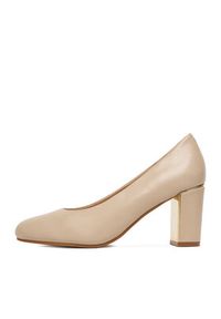 Lasocki Czółenka CEO-WS1055-02 Beżowy. Kolor: beżowy. Materiał: skóra #8