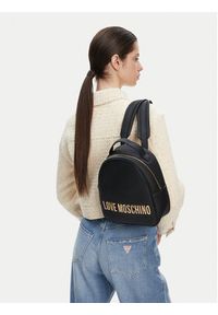 Love Moschino - LOVE MOSCHINO Plecak JC4197PP1MKD0000 Czarny. Kolor: czarny. Materiał: skóra #6